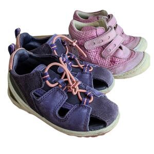 Lot ecco biom size 22 toddler 6 us Totidem leather boots size 23 @s4